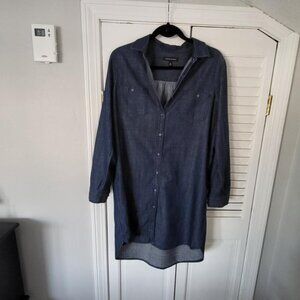 Banana Republic Denim Shirt Dress Size 12